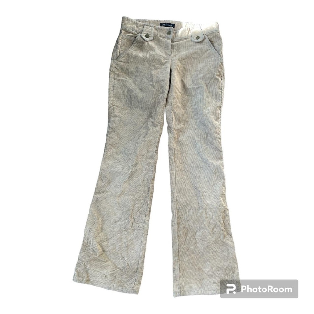 Vintage Y2K 00’s corduroy Moda tan pants approved by my cat